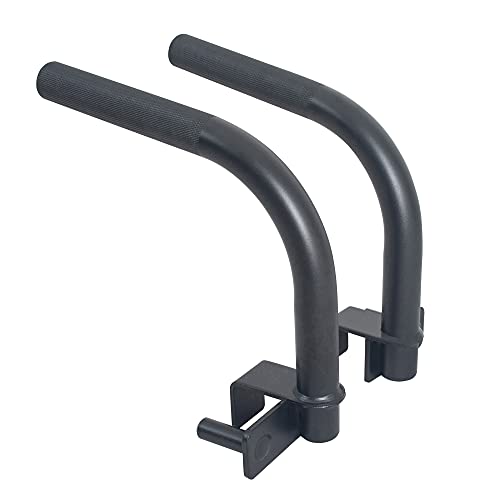 Sunny Health & Fitness Power Cage Squat Rack Attachments for Home Gym | Strength Training, Expanded Workout Variety, Durable Construction, Secure Fit, Quick Installation, Versatile Exercise Support - style: Dip Bar