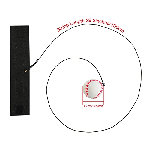 Skylety 6 Pcs Wrist Return Ball on a String 2.48 Inch Rebound Sport Balls with Elastic Strap Soccer Basketball Baseball Practice Party Favors Wrist Exercise and Fun Play for Kids Adults - size: 1.85 Inch