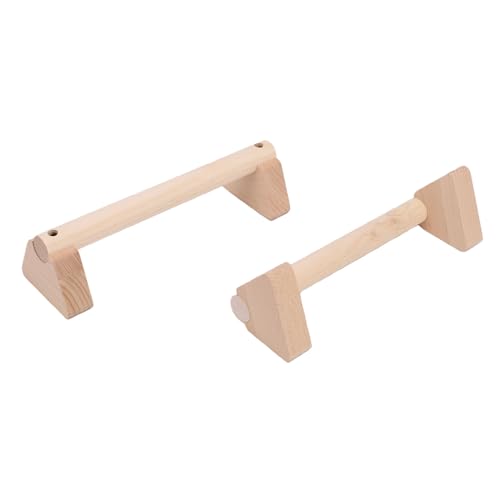 Push Up Stand, 2PCS Beech Wood Pushup Bars Exercise Home Workout Equipment, Wooden Parallettes Handle Stands Grip for Men Strength Training, Planks Calisthenics - size: 30cm