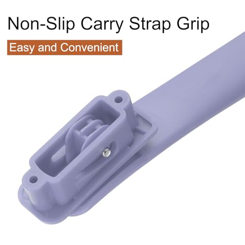 uxcell 2 Pcs Luggage Handle Replacement 8.5 Inch Suitcase Handle Carry Strap Plastic Pull Handle Grip Luggage Replacement Parts with Screws for Suitcase Box Luggage Case, Purple - color: Purple