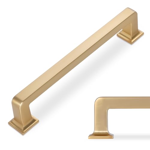 10 Pack 5 Inch(128mm) Champagne Bronze Kitchen Cabinet Handles Cabinet Pulls Gold Drawer Pulls Kitchen Cabinet Hardware Handles Dresser Handles - color: Champagne Bronze, size: 5" Hole Center（128mm）