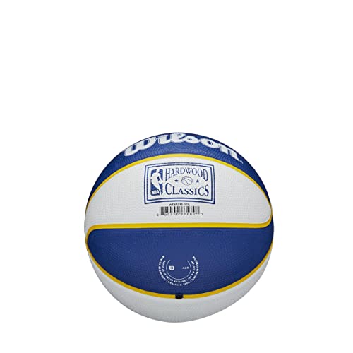 WILSON NBA Team Retro Mini Basketballs - Mini Size - 3" - color: Golden State Warriors, size: Mini