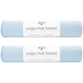S&T INC. Aura Yoga Mat Towel, Quick Dry Towel, Soft and Absorbent for Gym, Pilates, and Hot Yoga Mat, 2 Pack, 26.5 inches x 72 inches, Microfiber, Blue - color: Blue (2 Pack)