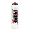 PRIME 32 oz Red & Black Graphic Squeeze Sports Water Bottle, BPA Free, Dishwasher Safe, Easy-Grip Ergonomic Leakproof Design, Fast Hydration for Gym, Cycling, Running - color: Red Black