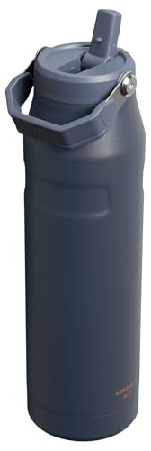 Stanley IceFlow Flip Straw 2.0 Water Bottle 36 oz | Built-In Straw with Larger Opening | Lightweight and Leak Resistant | Insulated Stainless Steel | BPA-Free | Twilight - color: Twilight, size: 36 Ounces