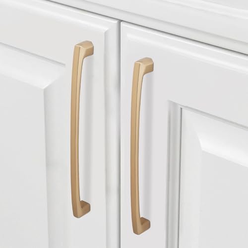 COTYKILEY 10 Pack 7 Inch(177mm) Champagne Bronze Cabinet Handles Gold Kitchen Cabinet Pulls Cabinet Door Handles Kitchen Cabinet Hardware Cupboard Drawer Pulls Dresser Handles - color: Champagne Bronze, size: 7" Hole Center（177MM）