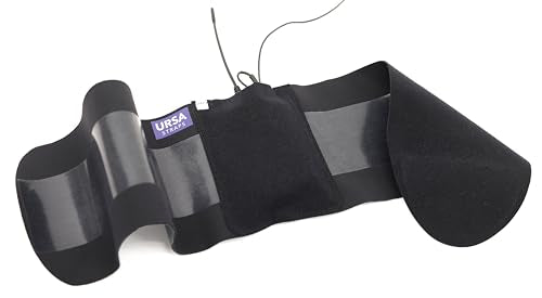 URSA Ankle Straps: Low-Profile, Soft, Stretchy & Breathable Transmitter Straps for Location Sound, Theatre, Wedding Shoots & More (Black, Calf) - color: Black, size: Calf