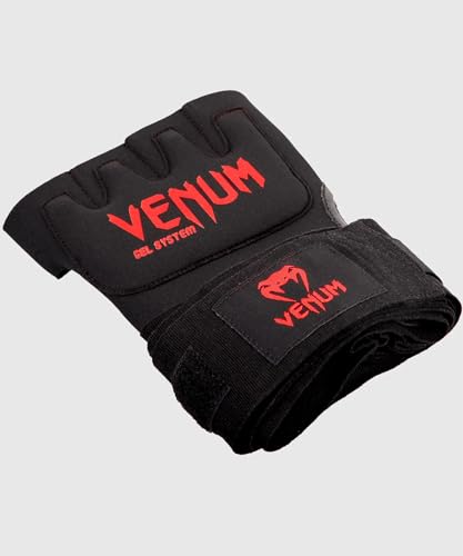 Venum Venum Gel Kontact Quick Wraps - color: Black/Red, size: Medium