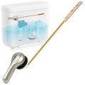 Lydia's Deal Toilet Handle Replacement Kit, Adjustable Front Mount Toilet Tank Flush Lever with Lock Nut, Fits Most Front-Mount Standard Toilets, Easy DIY Install, Toilet Repair Kit (Brushed Nickel) - color: Brushed Nickel