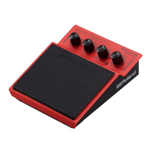 Roland Percussion Electronic Drum Pad, Red (SPD-1W) - style: WAV Pad