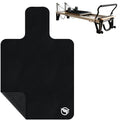 Non-Slip Pilates Reformer Mat, 1.2 mm Thick, 39 x 24 inch | Foldable Lightweight Pilates Reformer Machine Exerxise Mat Towel Cover for Gym Fitness - color: Black