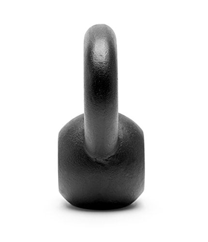 Powder Coated Solid Cast Iron Kettlebell Weights Set 5lb to 45lb Various Combination - color: K-Black(10+10)lb