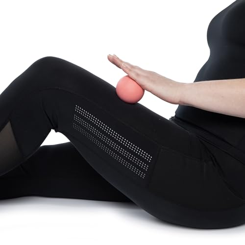 OPTP Super Pinky Ball – Moderately Firm Density Massage Ball, Pink, 2 1/2" - size: 2.5" Diameter