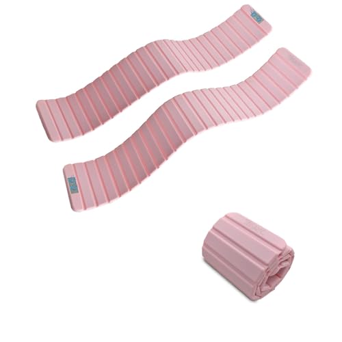 Magnet Adjustable Wrist and Ankle Weights(1LB/2LB Each) Set for Men Women for Intensified Fitness - Durable Exercise Bracelets to Boost Your Workouts 1Pair - color: Pink, size: 1LB each