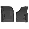 Husky Liners Weatherbeater Floor Mats | Fits 1999-2007 Ford F-250/F-350 (All Cab Sizes) Without Manual Shifter | Front Row, 2-pc Black - 13481