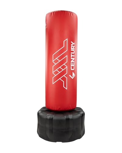 Century Wavemaster XXL | Freestanding Punching Bag with Base | Heavy Bag Boxing Martial Arts Kickboxing Bag | Optimal Strength and Cardio Training Bag - color: Red