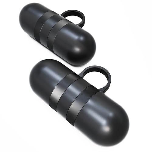 Synergee Cardio Hand Weights. Steel Hand Weights Dumbbell Set with Anti-Slip Silicone Finger Loop for Workout, Fitness, Training for Men and Women. Sold In Pairs. Available in 1lb, 1.5lb and 2lb Sets - color: 4LB Black