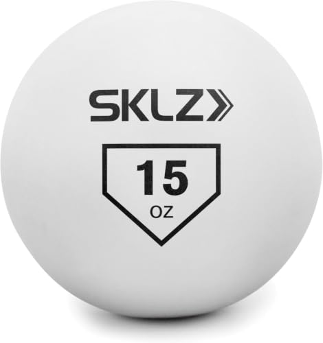 SKLZ Contact Ball Baseball and Softball Batting Training Ball, 15 Ounce - size: 15 Oz (Pack of 6)