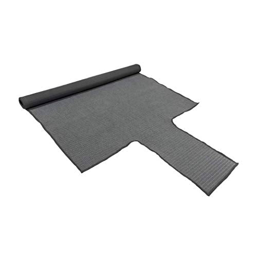 Salt & Honey Non-Slip Pilates Reformer Mat Towel - color: Black