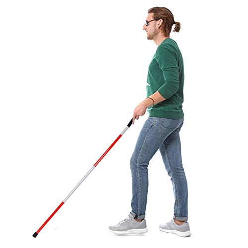 Baitaihem Folding Blind Mobility Cane for Vision Impaired and Blind People
