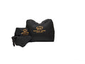 Buffalo Creek Supplies All Weather Durable Front and Rear Shooting Rest Bags, Rifle Rest Sand Bag for Bench Rest Shooting, Hunting, Target & Competitive Sports Shooting-Unfilled - color: Black