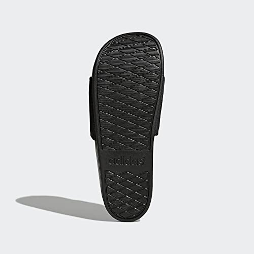 adidas Women's Adilette Comfort Slides - color: Black/Black/White, size: 12 Women/11 Men