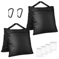 Sandbags Weight Bags for Photo Studio Photography Video Equipment, 2 Packs Empty Sandbag Set for Backdrop Stand, Photo Tripod, Canopy, Pop up Tent, Umbrella Base, Picnic Table,Fishing Chair - size: 2 PCS