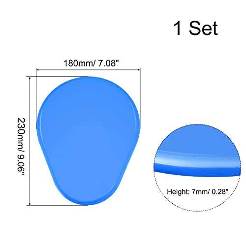uxcell Exercise Core Sliders, Glider Discs Dual Sided Usage on Carpet or Floor for Full Body Workout - color: Blue