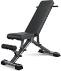 BARWING Adjustable Weight Bench Workout Bench, 1000/1300 LBS Heavy Duty Incline Decline Bench for Home Gym, Easy Assembly Foldable Training Lifting Bench - color: Dark Gray