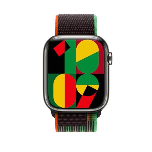 Apple Watch Band - Sport Loop (45mm) - Black Unity - Regular - color: Black Unity, size: 45 mm