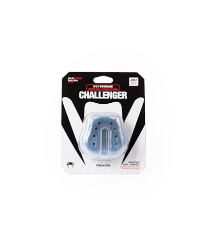 Venum Challenger Mouthguard - Strap/Strapless - color: Black/Blue, size: Adult