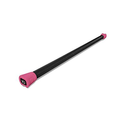 CAP Barbell Weighted Workout Bar | 5-20 lb | Multiple Options - style: 10 LB, Red
