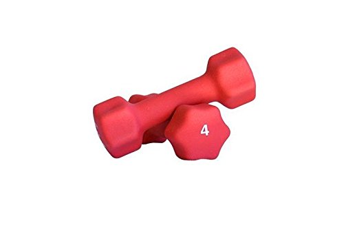 Ader Neoprene Dumbbell (1-30lb) Single Size Pair or Set - color: 4LB
