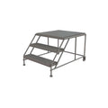 Tri-Arc WLWP033636 3-Step Forward Descent Mobile Steel Work Platform, 36-Inch x 36-Inch Platform - size: 36" x 36", style: 3-Step