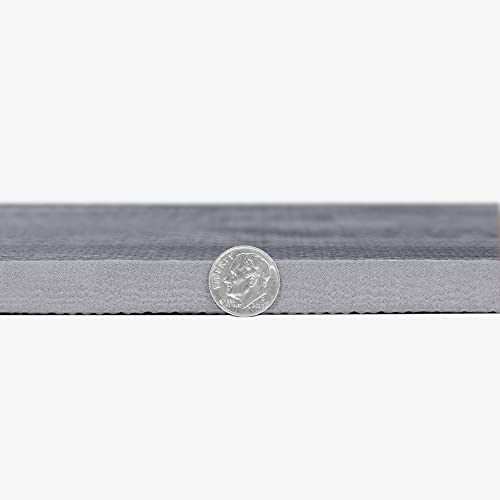 IncStores Premium Soft Wood Print Foam Flooring Tiles | Interlocking Foam Tiles for Home, Gym, Training and Yoga | 3/8 and 5/8 Inch - color: 5/8" - Grey, size: 64 Sq Ft