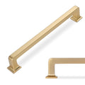 10 Pack 6-1/4 inch Champagne Bronze Kitchen Cabinet Handles Cabinet Pulls Gold Drawer Pulls Kitchen Cabinet Hardware Dresser Handles - color: Champagne Bronze, size: 6-1/4" Hole Center（160mm）