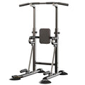 Power Tower Pull Up Bar Station, 450 lbs Capacity, Heavy-Duty 2" Steel Frame, Stable X-Base, Adjustable Dip Station for Home Gym