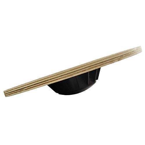 Fitvids Non-Slip Wooden Wobble Balance Board Core Trainer 15.55-inch Diameter with 360 Rotation for Stability Training, Multiple Colors