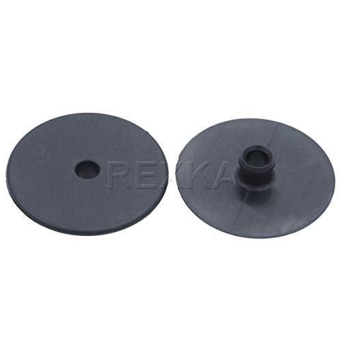 Rexka 10 Sets Carpet Mat Fastener Clips Kit for Volkswagen 8E0-864-229-9B9 and 8E0-864-227