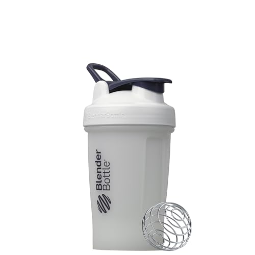 BlenderBottle Classic V2 Shaker Bottle Perfect for Protein Shakes and Pre Workout, 20-oz, Full-Color White - color: Full-Color White, size: 20 Ounces