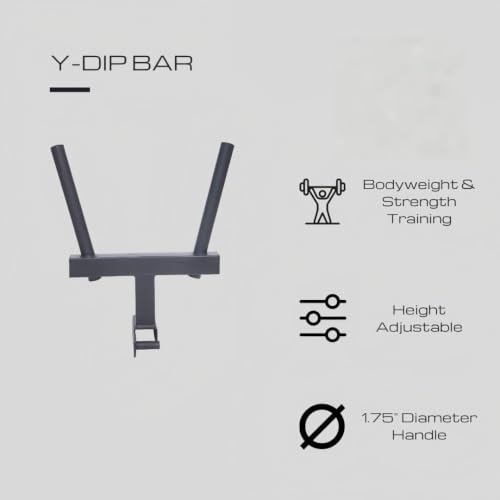 Fitvids Upgraded Adjustable Jammer Arms, Lever Arms, Monolift Attachments Rated 600 LB Per Arm, Fits Racks at All Post Sizes and Hole Sizes, Pair - style: Y-shape update