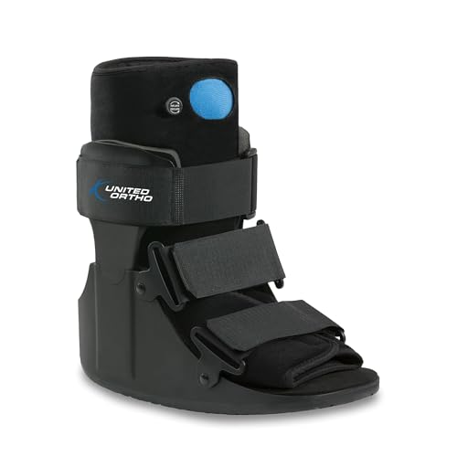 United Ortho Short Air Cam Walker Fracture Boot, Extra Large, Black - size: Extra Large