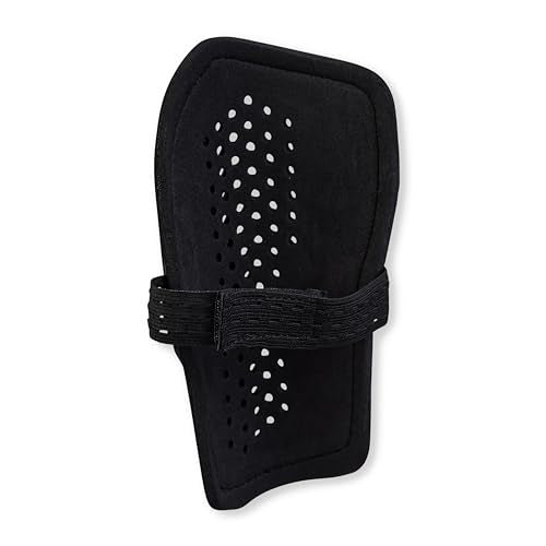 Mitre Unisex Soccer Shin Guards - color: Aircell Carbon Slip Black/Red, size: Small