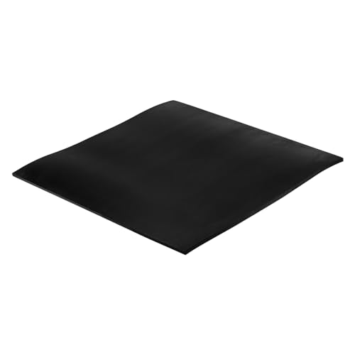 PATIKIL Shock Absorbing Mat, 1 Pcs Rubber Anti Vibration Pads 20" x 20" x 0.16" for HAVC Washing Dryer Air Conditioner Garage Floors Car, Black