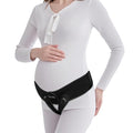 V3 Smart Maternity Belt 4 in 1 - Adjustable Pregnancy, Pelvic, Hip & Vulva Support Belt, Comfortable Belly Band for Prenatal & Postpartum Relief, Soft & Breathable Fabric - Black - size: Small/Medium