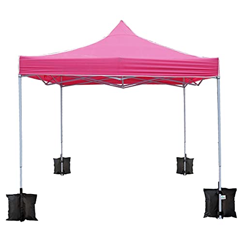 Ontheway Sand Bags for Canopy Tent, Heavy Duty Weights Sandbags, 4pcs-Pack (Black) - color: Black