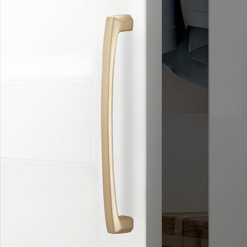 10 Pack 7.5 inch(192mm) Champagne Bronze Kitchen Cabinet Handles Cabinet Pulls Gold Drawer Pulls Kitchen Cabinet Hardware Handles Dresser Handles - color: Champagne Bronze, size: 7-1/2'' Hole Center(192mm)