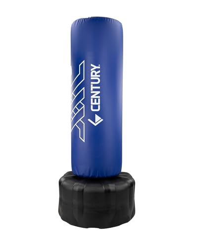 Century Wavemaster XXL | Freestanding Punching Bag with Base | Heavy Bag Boxing Martial Arts Kickboxing Bag | Optimal Strength and Cardio Training Bag - color: Blue