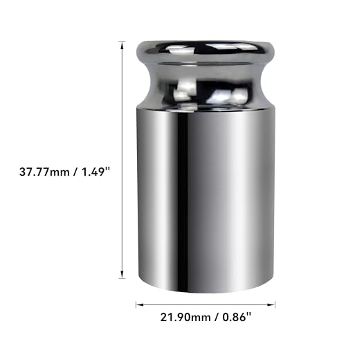 HFS(R) Calibration Weight 100 Gram M2 Class Chrome Scale Balance Calibration Weight for Digital Scale, Pocket Scale - size: 100G