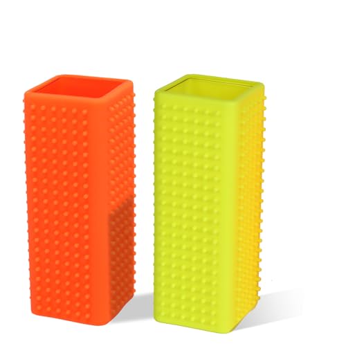 2pcs Pet Dog Cat Hair Remover, Pet Hair Removal Tool, Car Carpet Cleaner for Pet Hair,Dog Hair Remover for car，Interior, Furniture, Sofa - color: Orangeyellow